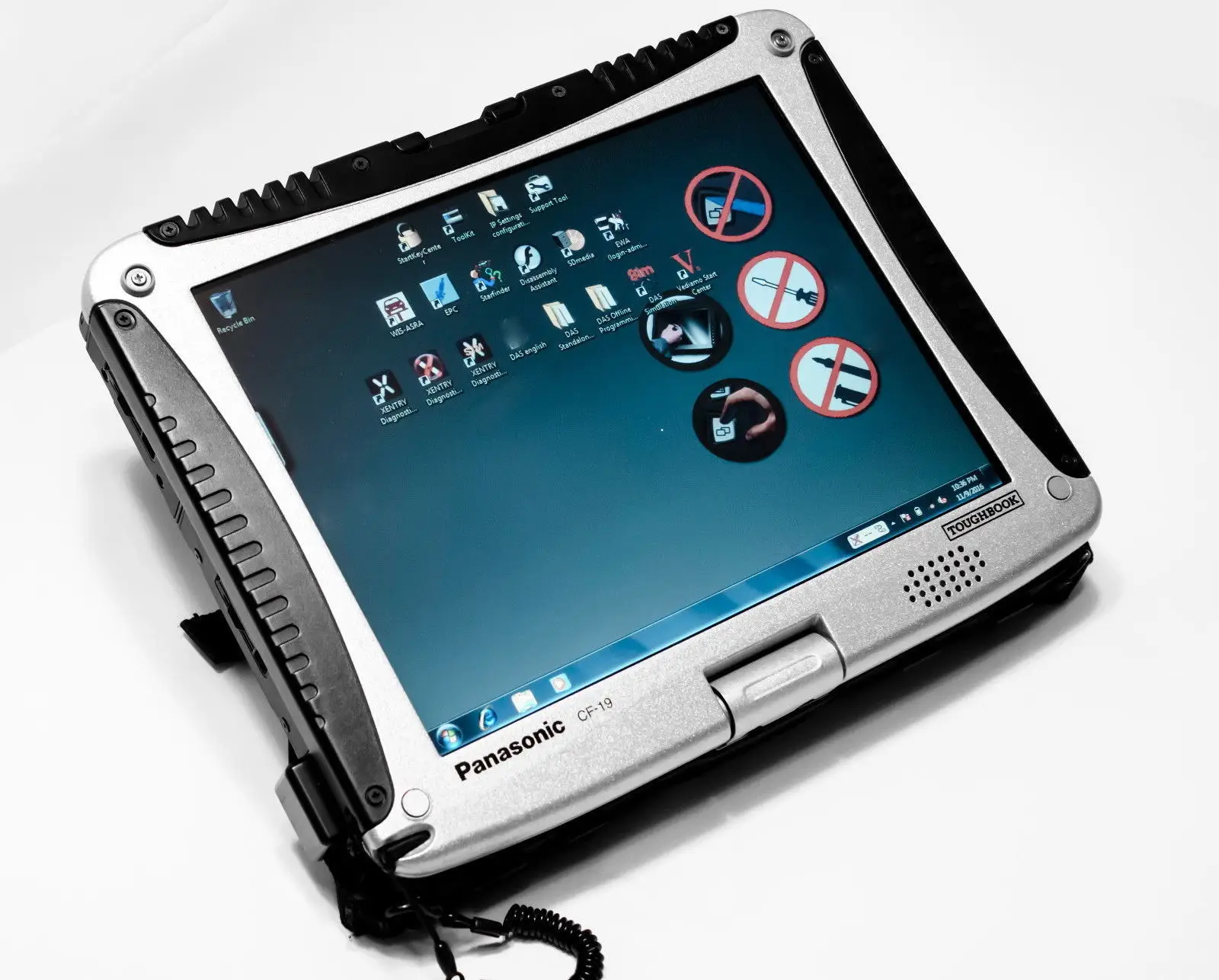 Телефон Panasonic Toughbook CF 19 MK5 Intel Core i5 2520 4 Гб памяти с чехлом DAS x70 09 2020 для MB Star C4 C5 C6| |