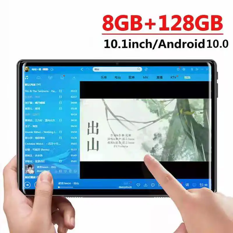 

Планшет Andoid10.0, 10,1 дюйма, 8 + 128 ГБ, 4G, LTE, SIM