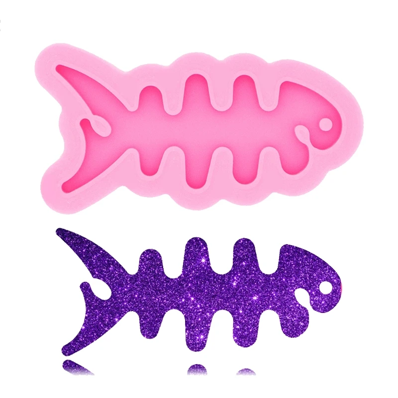 

Keychain Epoxy Resin Mold DIY Crafts Polymer Clay Casting Tool Jewellery Necklace Pendant Silicone Mould