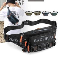 men nylon fanny pack bum hip messenger chest bag waterproof multi purpose travel male sling chest belt waist pack bags