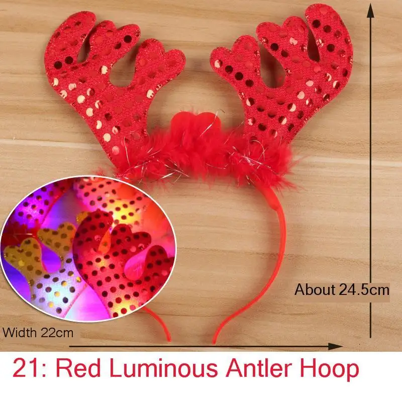 Дети и взрослые одеваются как головной убор подарки Рождественский повязка для