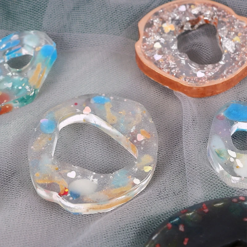 

Crystal Epoxy Resin Mold Necklace Pendant Silicone Mould DIY Crafts Jewelry Making Finding Accessories