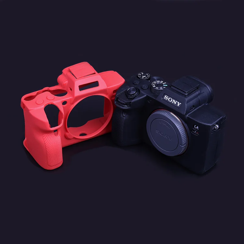 Силиконовый кожаный чехол для камеры брони защитный Sony Alpha A7R4 A7 IV / A7R A7M4 A7RM4 сумка