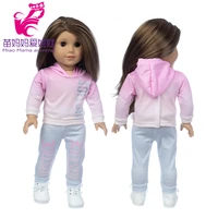 18 inch american og girl doll hoody coat reborn baby doll sweater toys clothes