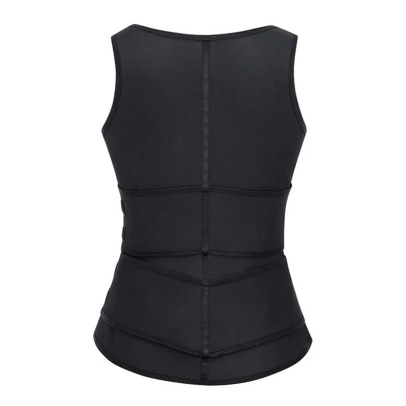 

Waist Trainer Body Shaper Tummy Fat Burner Waist Cincher Girdle Shapewear Women Zipper Vest Corset High Compression Underbust