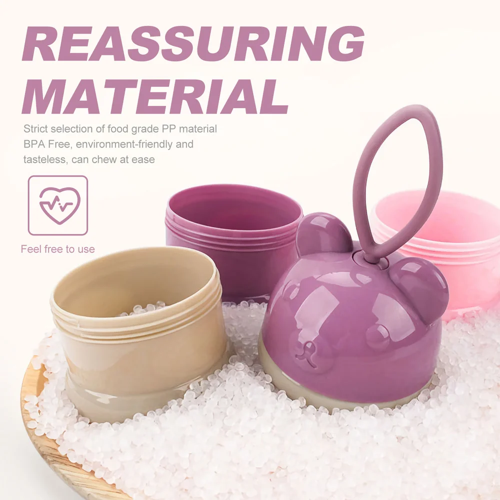 

2pcs Baby Formula Dispenser Portable Powder Dispenser Food Container Box