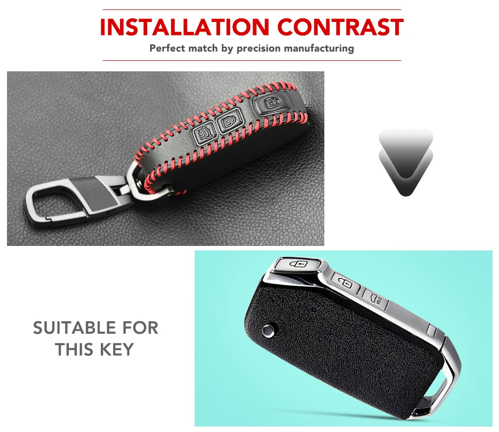 Remote FLIP Key Case For Kia Sportage Ceed Sorento Cerato Forte Leather Fob Shell Cover Skin Holder 2017 2018 2019 | Автомобили и