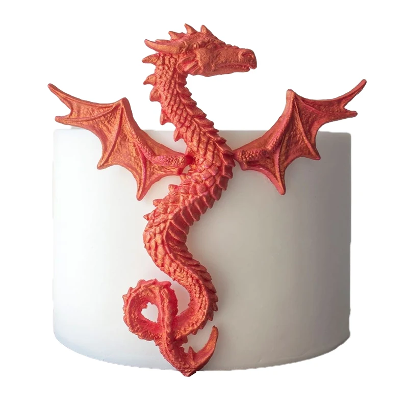 Meibum змея Дракон аниме модель помадка форма для торта День рождения шоколадные