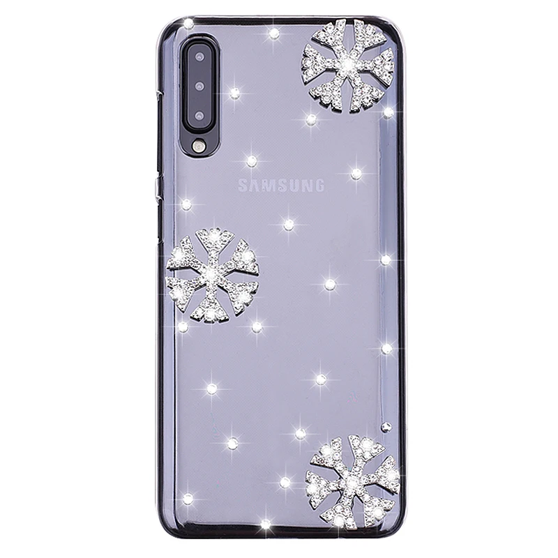 3D Diamond Crystal Cases For Samsung Galaxy A50 case A70 A40 A10 A20 A30 A80 S8 S9 S10 Plus S10e Note 8 9 10 plus A7 2018 cover |