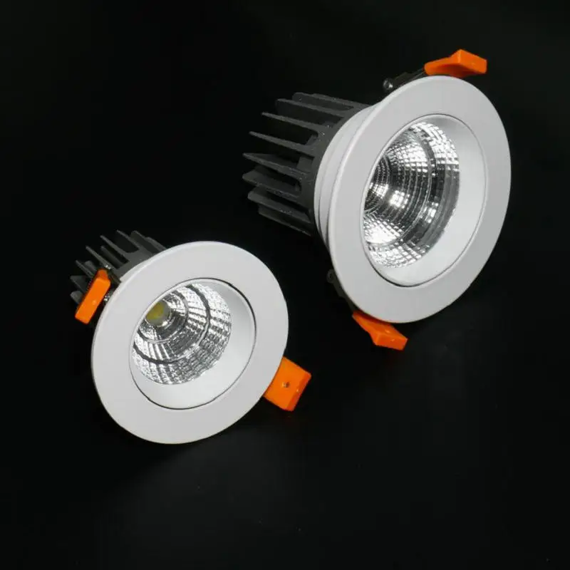 10 шт./лот светодиодный светильник 7 Вт потолочные лампы Ультра тонкие без