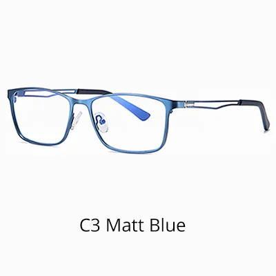 C3 Matt Blue Ralferty, мужские Оптические очки, оправа, мужские, s, синий светильник, очки, Антибликовая оправа для глаз, очки для мужчин, без диоптрий, оправы по рецепту - Цвет оправы: C3 Matt Blue