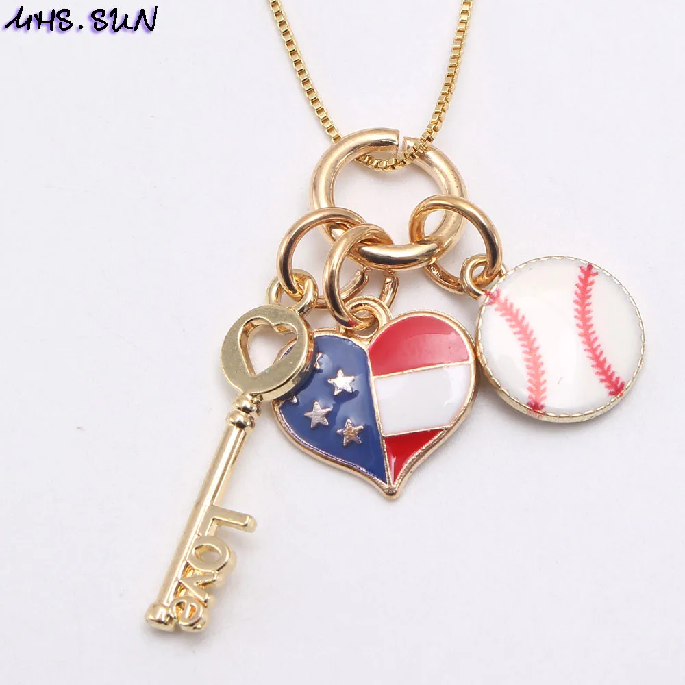 1 шт. детская цепочка с подвеской в виде флага