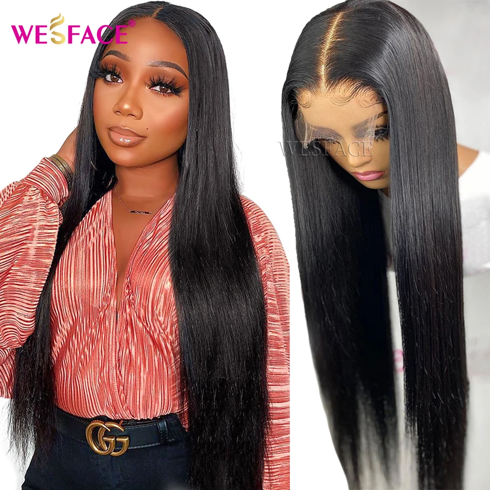 

Bone Straight Lace Front Wig Short 4x4 Closure Wig Brazilian Long 13*4 Lace Frontal Human Hair Wigs For Black Women Glueless