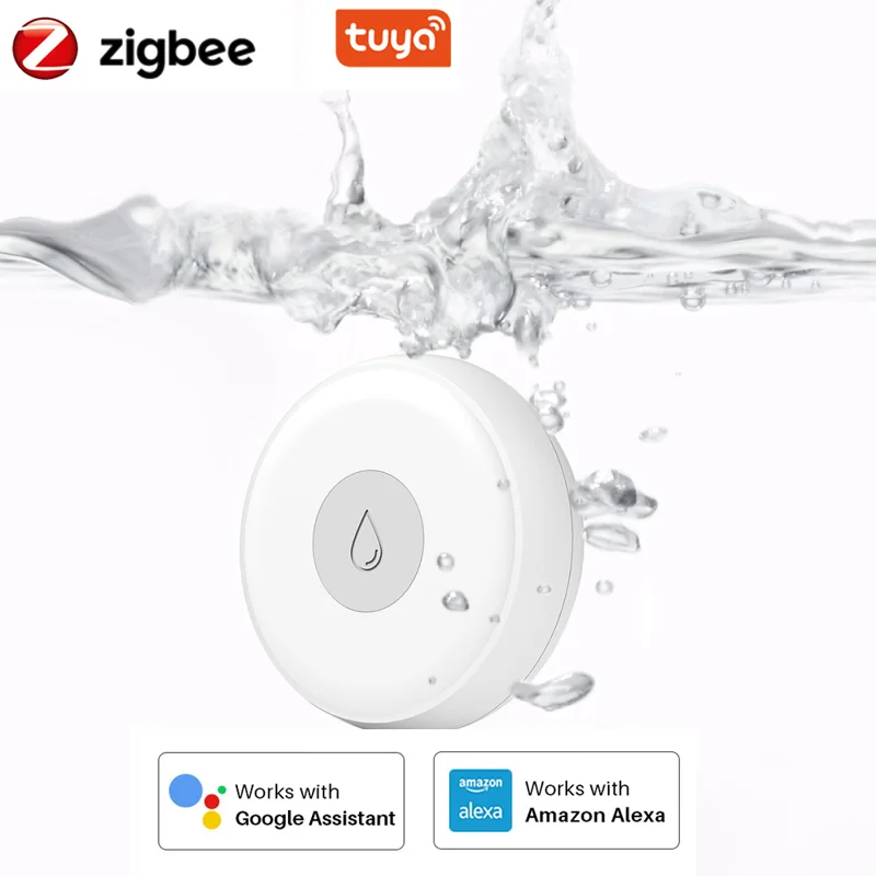 

Water Leakage Sensor Flood Alarm Detector Zigbee Wireless Water Leak Detection For Smart Home Control Security