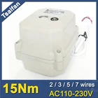 Привод электрического клапана 15 Нм стандартного соединительного крана F03 и F05 ISO5211, привод моторизированного клапана от 110 В до 230 В Tsaifan