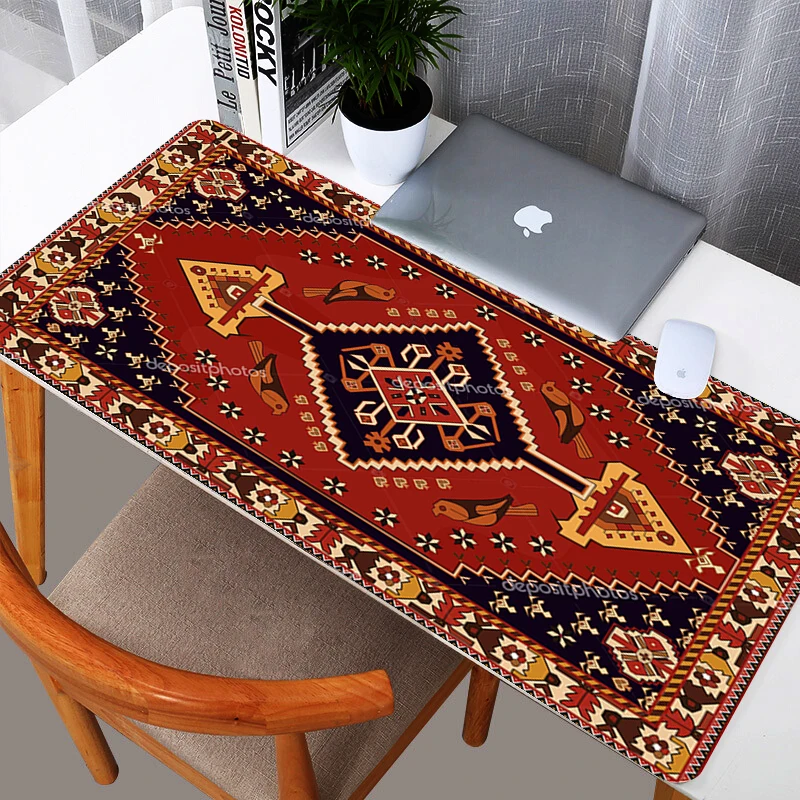 

Beautiful Persian Carpet Design Keyboard Mat LargeExtendedMousepad Printing Unique gamingplayer MousePad Szie 30cmX60cm