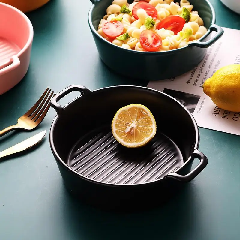 Керамическая миска для рамен милая из Европейского фарфора смешивания риса