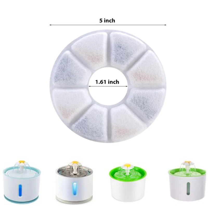 Сменный фильтр с активированным углем для домашних животных водяной фонтан