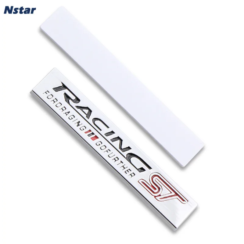 Nstar 2 шт./пара гоночный ST стиль Сплав Эмблема автомобиля крыло багажника знак Авто