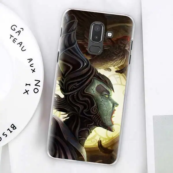 07 Чехлы Angelina Jolie Maleficent для samsung Galaxy J4 Plus J6 Plus J8 J3 J5 J7 J5 Prime жесткий чехол - Color: 07