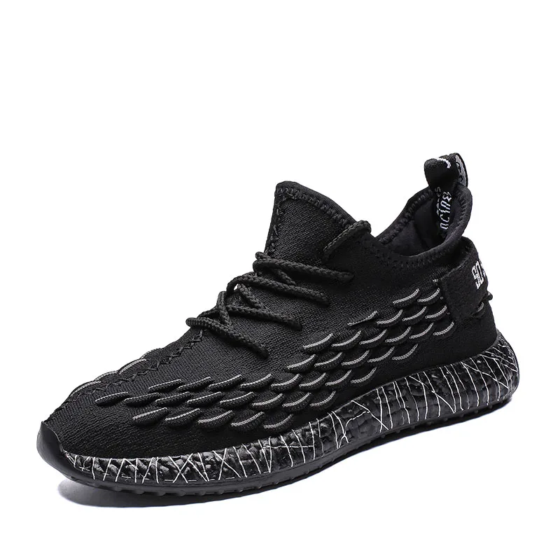 Новейшие мужские кроссовки дышащая повседневная обувь на шнуровке