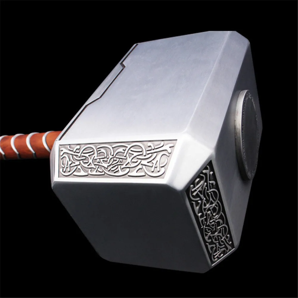 1:1 весы Мстители Thor Arms Mjolnir фигурка куклы игрушки полностью металлическая статуя