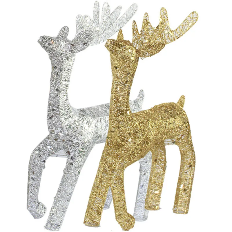 

Christmas Wrought Iron Elk Bar Shopping Mall Chrismas Decorations Venue Decoration 75cm Party Supplies Gift Ornaments