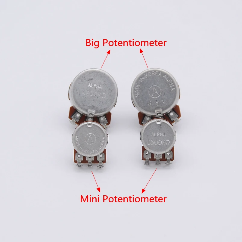 Цельнокроеное платье потенциометр Alpha (глубокая тарелка) для Электрогитары/бас