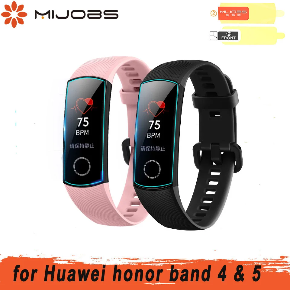 TPU HD Ультра Защитная пленка для huawei Honor Band 4 ремешок Защитная крышка для экрана для HonorBand 5 Honor Band 4 браслет для бега