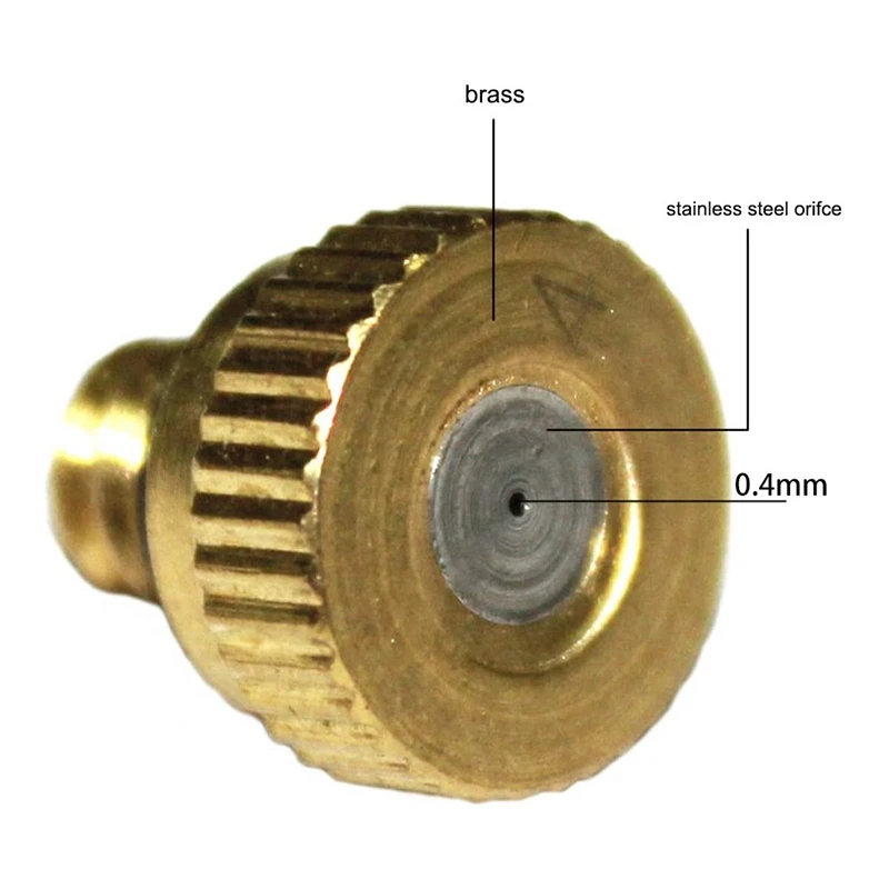 

Mist Cooling System, 60 Feet (18M) Portable 1/4 Inch Outdoor Garden Patio Misting Cooling System Cool System for Lawn