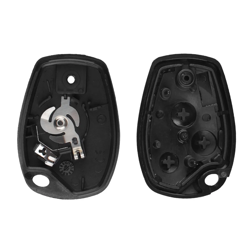Фото Запасной чехол KEYYOU для автомобильного ключа с 3 кнопками для Renault Logan Sandero Clio Fluence Vivaro Master Traffic Key, чехол без лезвия. №3