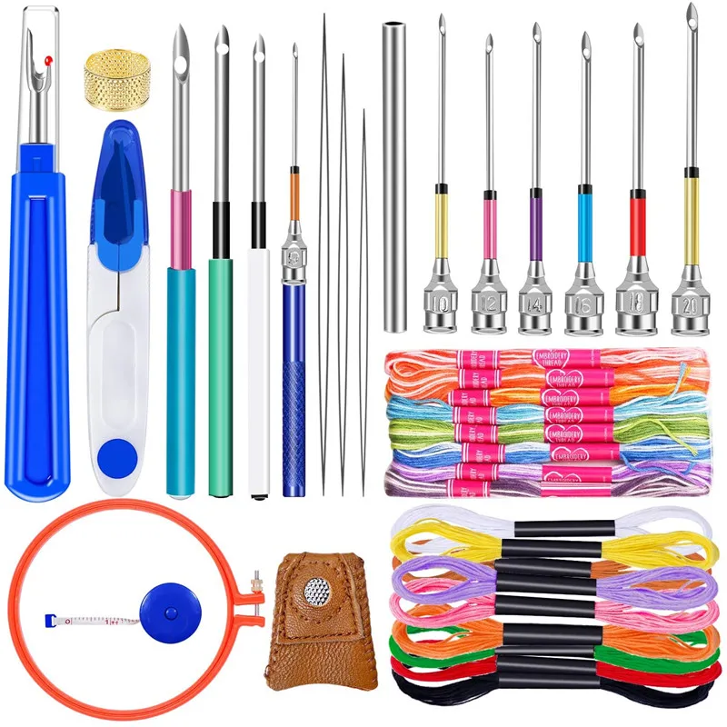 Набор ручек для вышивания ZXIIXZ 41 шт. обруч нитей крестиком сделай сам аксессуары