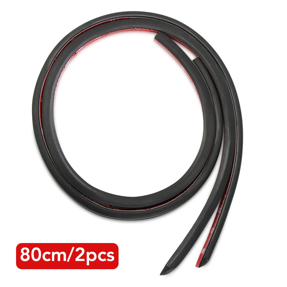 2PCS Car Door Rubber Seal Strip Filler for Toyota Corolla E150 Camry 40 70 Rav4 Mark2 Land Cruiser | Stickers