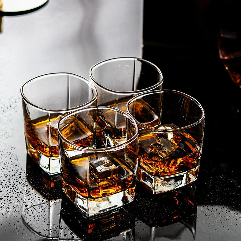 Креативный прозрачный бокал для виски Набор бокалов вина бара Хрустальная