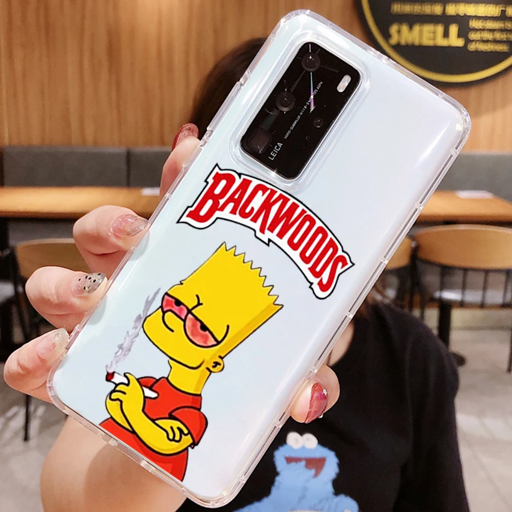 

Homer J Simpson Funny Bart Simpson Coque Cartoon Phone Case For Samsung Galaxy A50 A70 S10 A51 A71 S20 PLUS S9 S8 Soft TPU Case