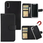 Магнитный съемный кожаный чехол-кошелек 2 в 1 для iPhone 12 11 Pro XR XS Max, чехол для телефона, Магнитный съемный Ретро Ультратонкий чехол