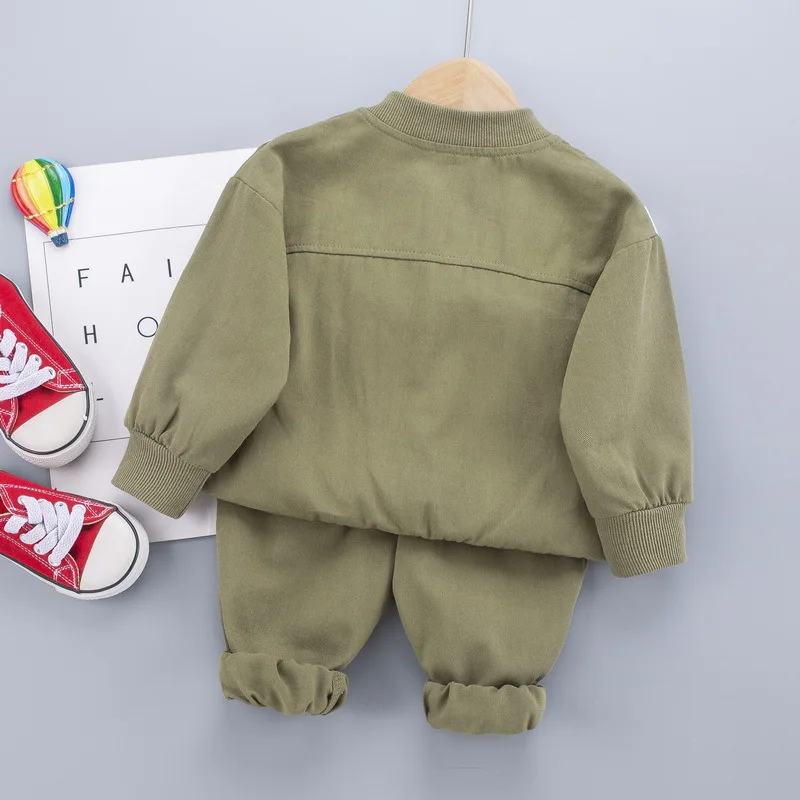 Детская одежда комплект для маленьких мальчиков детская модная кофта с буквами +