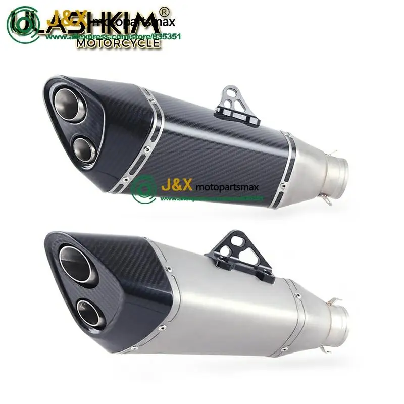 Full System Slip On For kawasaki ZX10R ZX-10R Motorcycle Exhaust Muffler Escape Modified Contact DB killer Middle Pipe 2008-2016 |