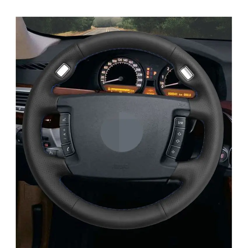Искусственная кожа для BMW 730Li 745Li 760Li 2004 740Li 750Li 2005 755ih 2007|Чехлы на руль| |