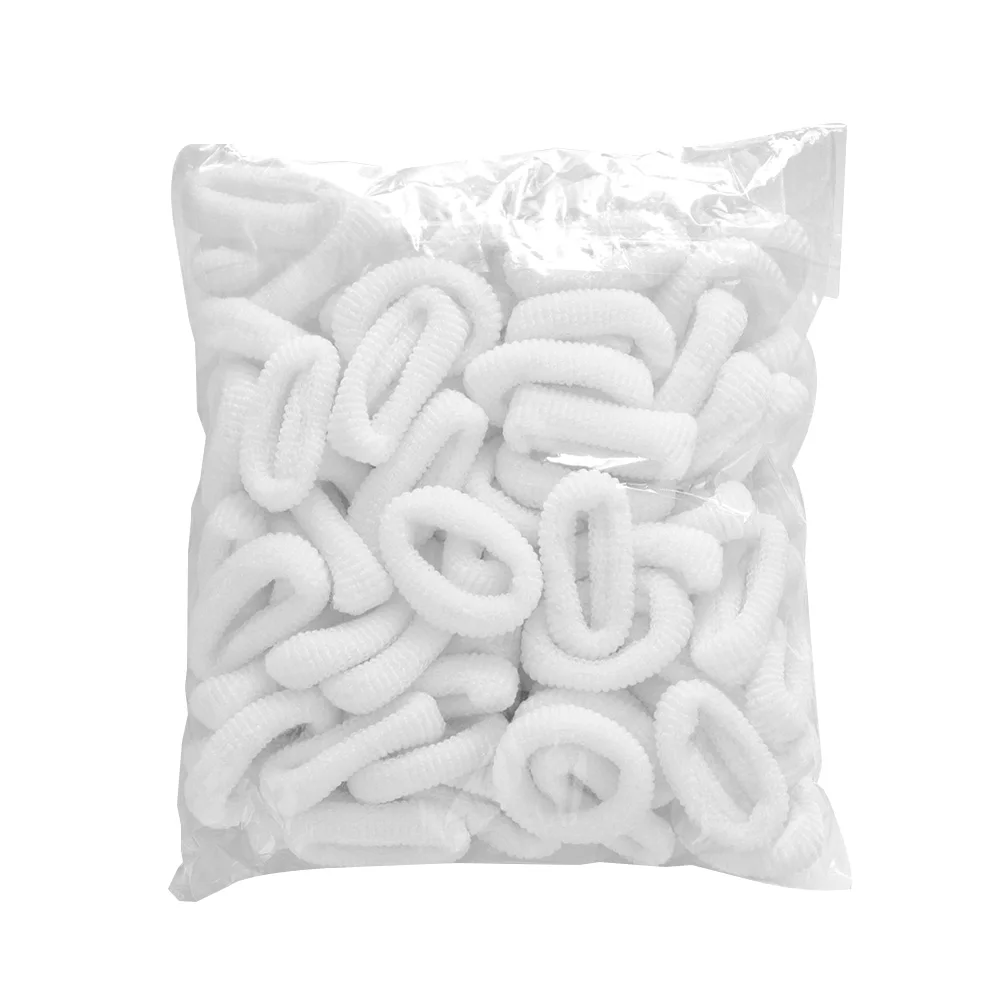 100 шт. рифтандель Meisjes 1,5 см Kleurrijke Kleine кольцо Elastische Haarbanden Paardenstaart Houder Elastiekjes chouchochou Kids - Color: 1