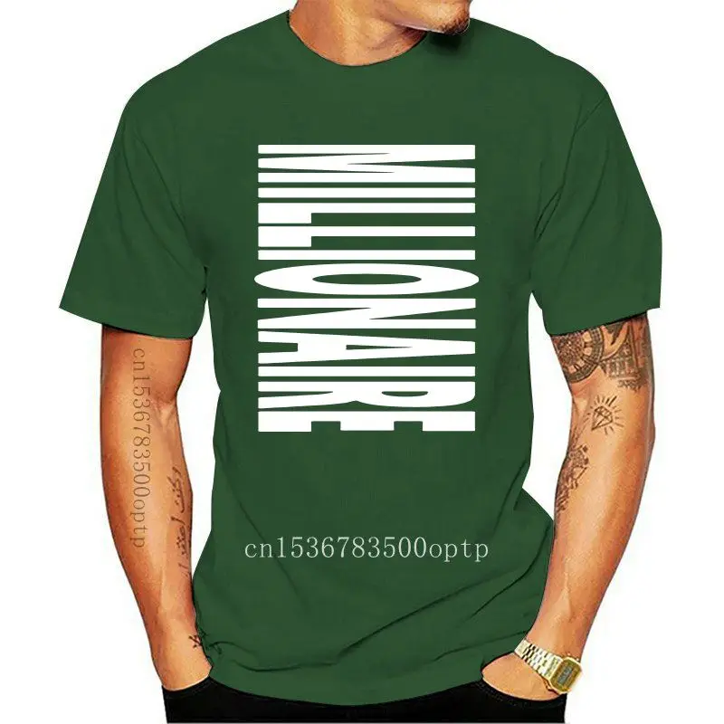 

Men's MILLIONAIRE t shirt Customize Short Sleeve Round Collar Pattern Famous Comfortable summer Pattern shirt