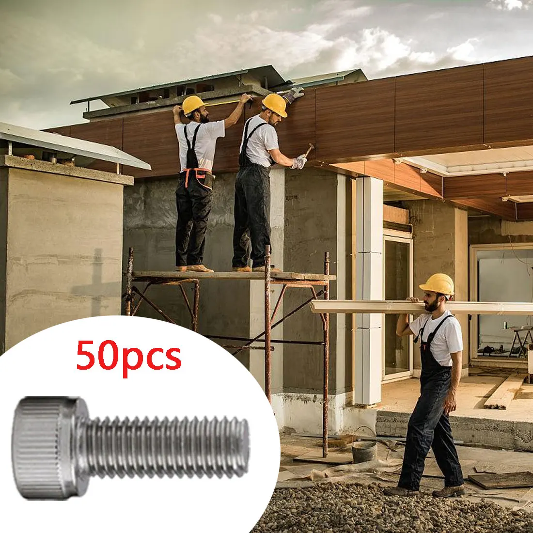 

50pcs/set Hexagon Hex Socket Head Screw M2 Stainless Steel Allen Bolt Hex Wrench Screw