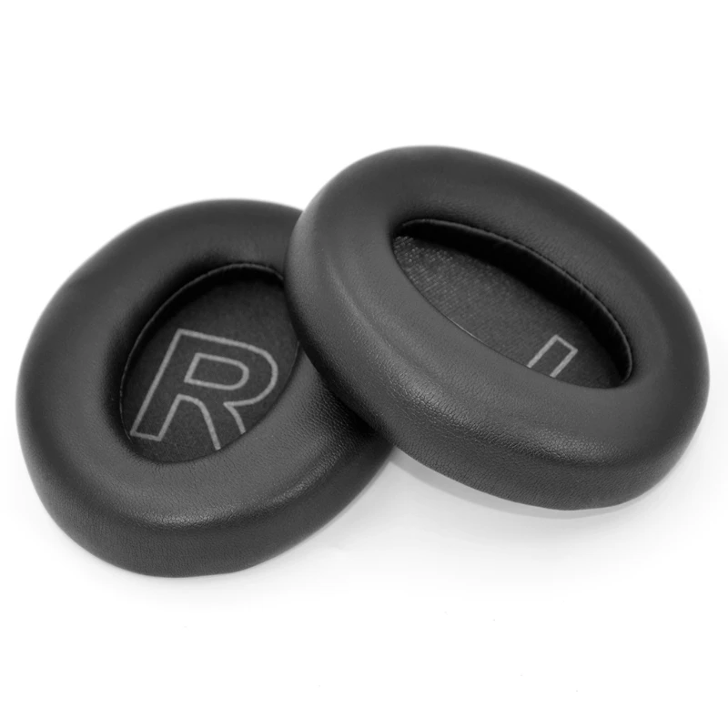 

1 Pair Leather Ear Pads Cushion Cover Earpads Replacement for Anker Sound-core Life Q20 / Q20 BT Headset
