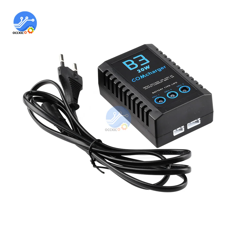Зарядное устройство Lipo для iMaxRC iMax B3 Pro Compact 2S 3S 10 Вт 20 110 240 В переменного тока