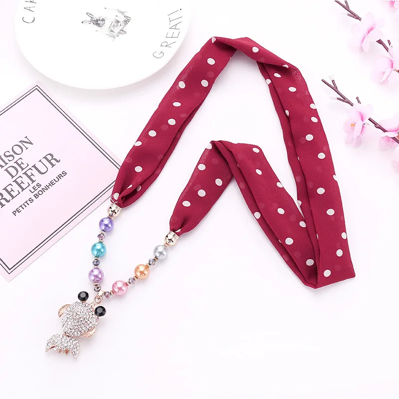 Новое поступление 2020 шифоновое ювелирное изделие массивное ожерелье подвеска