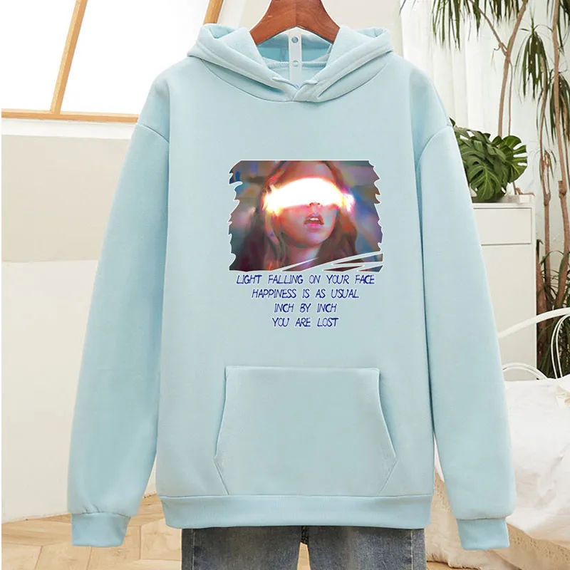 

Женская толстовка с круглым вырезом и принтом, уличная Толстовка свободного покроя в стиле хип-хоп, 2021