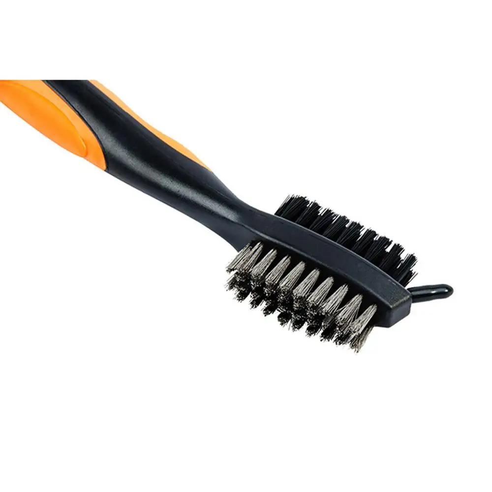 Гольф клуба щеточка для чистки из мягкого нейлона и шифона со вставками в полоску