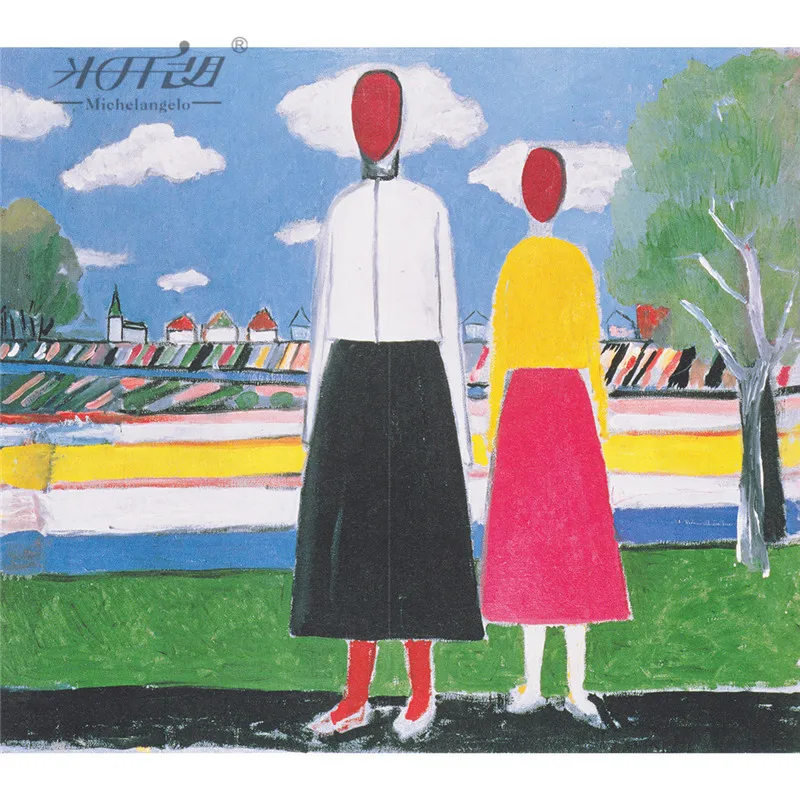 Микеланжело деревянные головоломки 500 1000 штук две фигурки в ландшафте