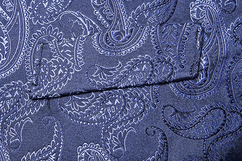 

Paisley Floral Suit Vest Men 2021 Classic V Neck Slim Fit Single Breasted Vest Waistcoat Men Business Party Marriage Gilet Homme