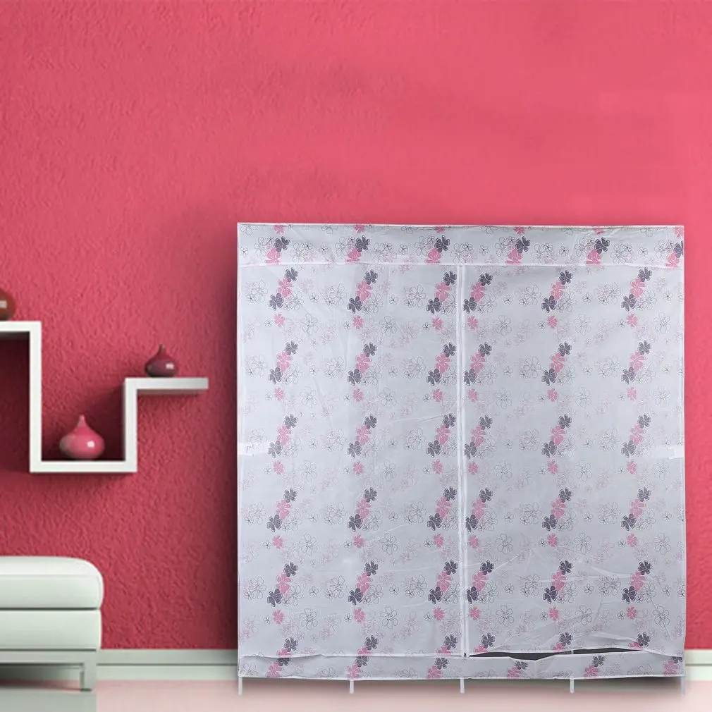 Шкаф для хранения одежды современный простой нетканый шкаф с несколькими